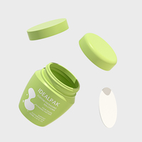 Pot de crème de gommage corporel personnalisé de 250ml vide pot en PE cosmétique de soins de la peau personnels en gros