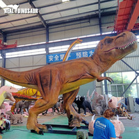   Modèle animatronique de dinosaure en simulation mécanique