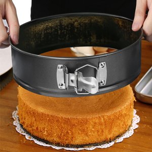 Round Non-Stick Springform Cake Pan 3-Piece Set 22 24 26 Cm Reusable Baking Mold - Product Image 4