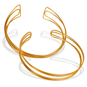 Minimalist C Shape <b>Necklace</b> Zinc Alloy Women's Jewelry Party Fashion Accessory - Product Image 5