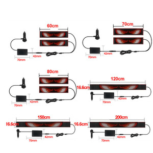 Luz de Advertencia para Automóvil y Camión Houyi Demon Eye, Pantalla LED Flexible Dinámica de 60, 70, 80, 120, 150, 200 cm - Product Image 1