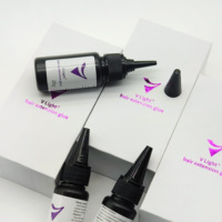 2025 vente chaude Machine et colle en gros nouveau produit en vrac Extension de cheveux V Kit de lumière colle UV Extension UV lumière V lumière