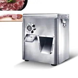 Opération simple 2200W acier inoxydable manuel hachoir à viande électrique cuisine mélangeur de nourriture Machine pour boeuf mouton mouton viande de mouton