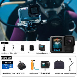 Combo de opciones Go Pro Hero 13 Vlog Bike Diving Set New Black 5,3 K Hero13 Cámara deportiva <span class=keywords><strong>HD</strong></span> Cámara de acción al aire libre para cámara <span class=keywords><strong>GoPro</strong></span> - Product Image 4