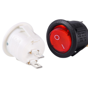 Interruptor Rocker <span class=keywords><strong>LED</strong></span> LECI RS601C 220v com Conector de Cobre Vermelho Verde Azul Amarelo para Conexão de Tomada Elétrica - Product Image 3