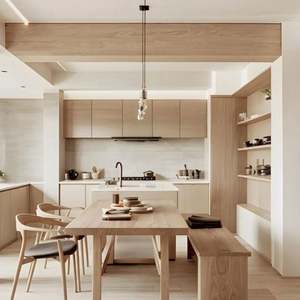 Muebles de Cocina Modulares Modernos de Madera 2025, Muebles de Alta Calidad, Vajilla para Cocina Pintada, Precio de Fabricante - Product Image 2