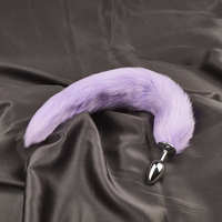 Queue de renard longue et colorée en peluche, plug anal en métal, jouet sexuel SM, queue sexy pour couple, plug anal pour femme, best-seller