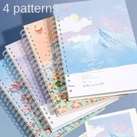 Carnet à spirale HX B5 à couverture rigide ultra-épaisse, 80g, 300 pages, tendance créative, reliure spirale, couverture en papier