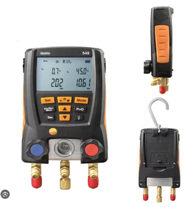 Testo 549 Manifold numérique d'entrée de gamme avec certificat d'étalonnage, IP42, autonomie de 250h, garantie 1 an, métal noir, 549 Original T - Product Image 5