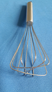 Accessoires de cuisine écologiques Fouet à œufs en acier inoxydable Manche en métal Lavable au lave-vaisselle Non toxique pour le rangement dans les armoires - Product Image 3