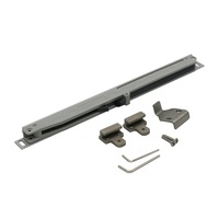 Mécanisme d'amortissement de porte coulissante moderne de haute qualité en acier au carbone électroplaqué, capacité 100 kg, fermeture douce, 100 000 cycles