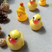 Savon Artisanal en Forme de Canard Jaune, Design Créatif Stéréo, Dessin Animé Mignon, Savon Nettoyant Visage aux Herbes