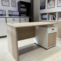 Bureau informatique moderne en bois de 1,2 mètre pour hôpitaux et immeubles de bureaux - un nouveau type de poste de travail de mobilier de bureau