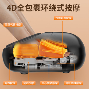 Infrared Foot <b>Massager</b> Full Coverage Touch Control Heat Therapy For Feet And Legs Plug In JH ZL9 - Product Image 2