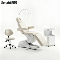 Offre Spéciale : Table de Massage Électrique Moderne pour Salon de Beauté, Lit de Soins du Visage et des Cils, 3/4 Moteurs