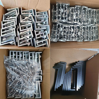 Système d'installation en L en aluminium anodisé pour les systèmes d'énergie solaire sur toiture métallique
