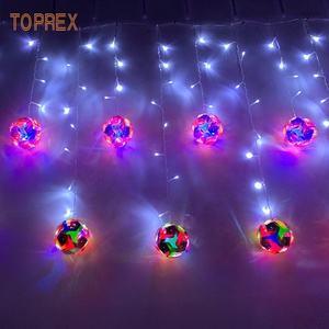 Đương Đại lễ hội <span class=keywords><strong>LED</strong></span> Icicle Rèm & hoa bóng ánh sáng thiết lập IP65 ngoài trời giáng sinh Chuỗi Cung cấp ánh sáng - Product Image 4