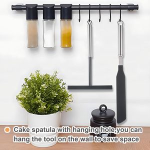 Kit Écologique Spatule à Crêpes en Nylon, Silicone et Acier Inoxydable avec Distributeur de Pâte et Épandeur à Crêpes pour la Cuisson des Crêpes - Product Image 4