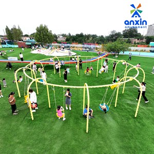 Structures de jeux commerciales personnalisées non motorisées, toboggan en plastique pour parc à thème, équipements d'escalade, <span class=keywords><strong>zone</strong></span> de jeux pour enfants - Product Image 5