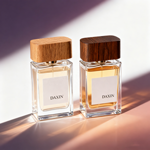 Private Label Frosted Glass 50ml 100ml Perfume <strong>Atomizer</strong> <strong>Refill</strong> Bottle Wood Cover Crimp Fine Mist Custom Box Perfume Bottles - Product Image 5