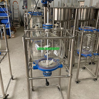 Réacteur d'agitation en verre borosilicaté à haute teneur en borosilicate 10 20 30 50 100 150 200L à température ambiante réacteur d'extraction liquide liquide