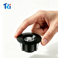 Mini spot LED COB encastré de 3W avec découpe de 30mm pour éclairage de vitrine à bijoux, montres et comptoirs