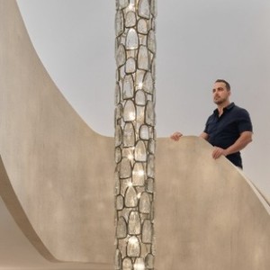 Staircase Chandelier Long Shape <b>LED</b> <b>Light</b> Source 220V Double Height Villa Duplex Lighting Designer Creative Pendant <b>Light</b> - Product Image 5