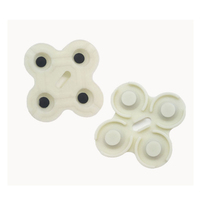 Claviers de boutons adhésifs conducteurs en caoutchouc silicone pour la réparation interne et le remplacement de manettes de jeu PS3