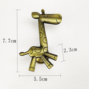 Giraffe Handle Children's Room Decoration Furniture Kitchen Bedroom Living Room Cabinet <strong>Drawer</strong> Dressers Handle <strong>Knob</strong> - Product Image 6