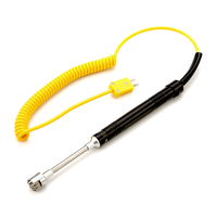 Sonde thermique portative de type k, en silicone, haute température, pour couple