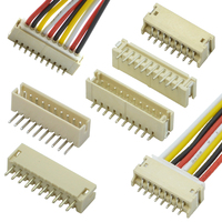 Konektor SMT Cepat Tipe Sudut LED 35pin 24 Kontak, Crimp Screw, Vertikal, Pitch 0.5mm, Horizontal, Soket PCB Jantan untuk FPC