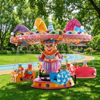Nouvelles chaises volantes sur le thème des animaux de clown pour aire de jeux pour enfants