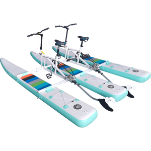 Vélo aquatique gonflable à hélice pour 2 personnes avec <span class=keywords><strong>trois</strong></span> pontons en Drop Stitch pour les loisirs aquatiques - Product Image 1