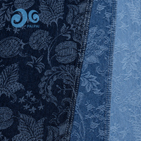 Tissu denim jacquard teint aux feuilles végétales H203P-7 motif baies de jardin écologique pour vêtements décontractés garçons, filles, hommes, femmes