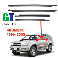 Joint d'étanchéité extérieur de vitre de porte noir pour 4Runner 1995-2002 68161-35010 68162-35010 68163-35010 68164-35010, garniture de moulure de fenêtre