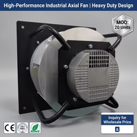 Ventilateur extracteur radial industriel B3P310-EC137-010 avec pales en aluminium, sur pied, tension 3~380V