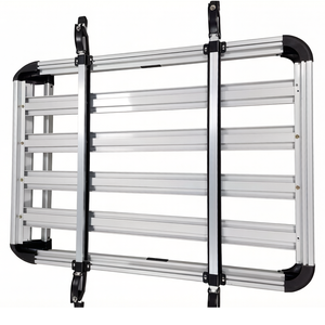 JIZHENG - Portaequipajes Universal de <span class=keywords><strong>Doble</strong></span> Capa de Aleación de Aluminio de Alta Calidad, Cesta de Carga para Techo, Barras Transversales Resistentes, para Equipaje, SUV, 4x4 - Product Image 1