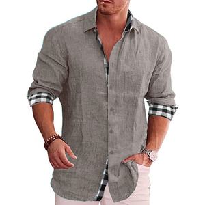 Maglietta Casual da uomo in <span class=keywords><strong>lino</strong></span> di cotone <span class=keywords><strong>t</strong></span>-<span class=keywords><strong>Shirt</strong></span> da <span class=keywords><strong>donna</strong></span> - Product Image 5