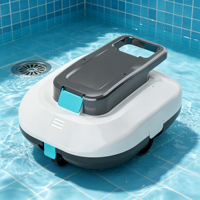 Aspirateur de piscine robotisé automatique sans fil, nettoyage intelligent, charge rapide, fonctionne sur batterie, pour les débris de piscine