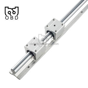 รางเลื่อนเชิงเส้น SBR20 2 ชิ้น ความยาว 1000 มม. รางเลื่อนขนาด 20 มม. พร้อมบล็อกลูกปืน SBR20UU 4 ชิ้น - Product Image 1