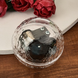 Wholesale Mini Clockwork & Hand-cranked Acrylic Transparent <b>Music</b> <b>Box</b> Musical Toy for Kids <b>Music</b> Enlightenment Creative Gift - Product Image 4