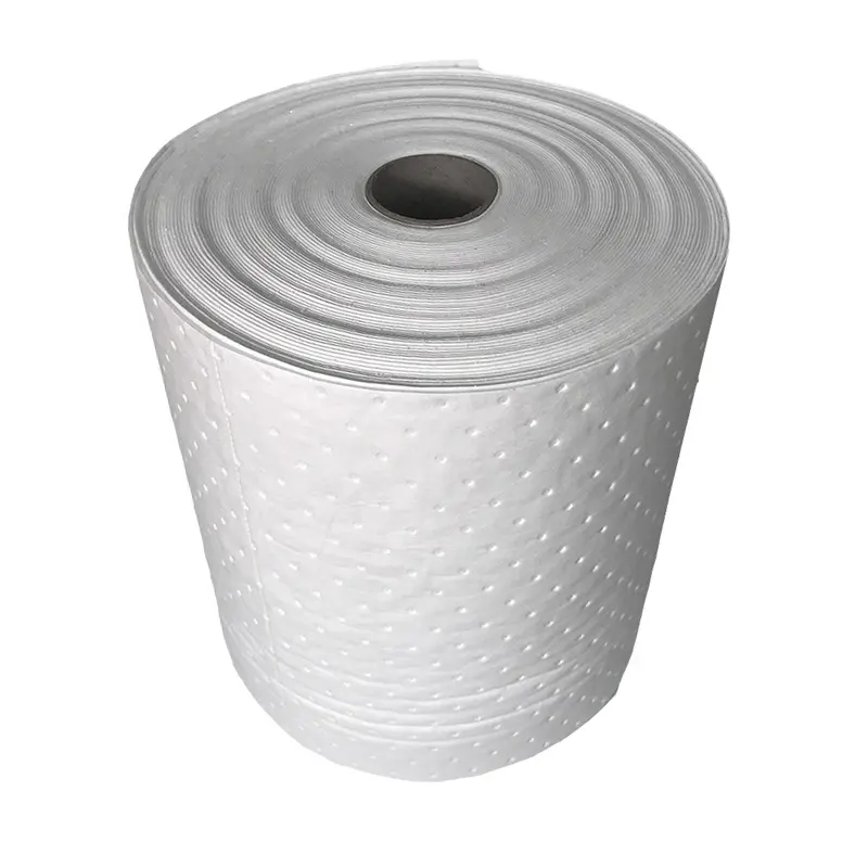 Rollos absorbentes de aceite para derrames de aceite, Material absorbente de aceite de alta calidad