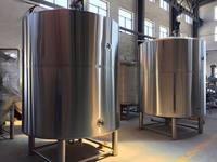 Réservoir de stockage d'eau chaude/froide en acier inoxydable 304 de 30 000 L, cuve sous pression avec contrôle PLC, moteur, certifié CE ISO, haute performance