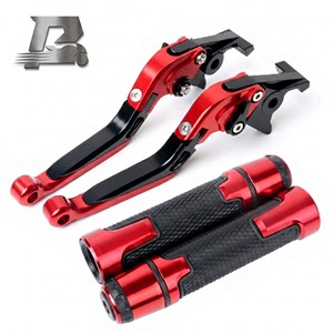 Ensemble de leviers de frein et d'embrayage et de poignées de guidon pour moto, en aluminium CNC pliable pour <span class=keywords><strong>Yamaha</strong></span> <span class=keywords><strong>MT</strong></span>-<span class=keywords><strong>07</strong></span> MT07 - Product Image 1