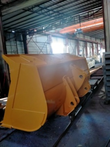 Phía trước bánh xe tải xô 953k <span class=keywords><strong>3m3</strong></span> tiêu chuẩn loader xô với máy kéo loader xô răng - Product Image 3