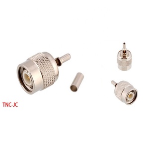 OEM <span class=keywords><strong>RF</strong></span> Coaxial RG58 RG316 RG174 Cable tornillo bloque de terminales plata TNC conector macho - Product Image 4