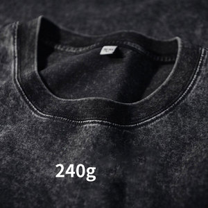 サブキング 高品質コットン ヴィンテージ ノースリーブ 酸洗い加工 <span class=keywords><strong>T</strong></span>シャツ ストリート ジムウェア カスタムプリント ウォッシュド ベスト オーバーサイズ タンク トップ メンズ - Product Image 5