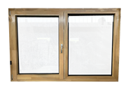 Ventanas de Aluminio y Madera con Triple Aislamiento Templado, Certificadas para Casas Pasivas, Estándar Norteamericano, de Alta Eficiencia Energética, para Baño, Marca Penjoy