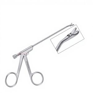 Pinzas Nasales BLAKESLEY de Corte Pasante, Curvadas, de 2.5 mm, Izquierdas, Instrumento Quirúrgico ORL Manual, Pinzas de Precisión de Acero Inoxidable - Product Image 1