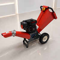 Broyeur de branches d'arbres à moteur diesel agricole, machine à broyer le bois WP700